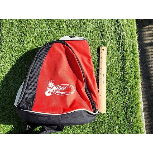 Walt Disney Mickey Mouse 'The Magic Begins With You' Vtg Cross Body Backpack - Picture 5 of 13